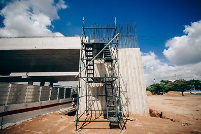 Bridge construction by Gilmor in Abuja