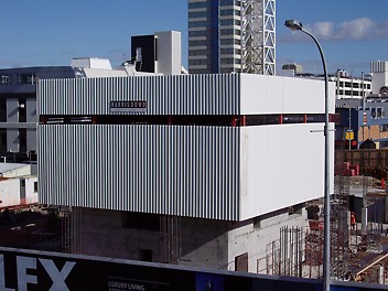 Main Core - 12m x 12m with an internal lift core and seperate shear wall.