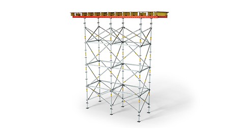 The height-flexible table support