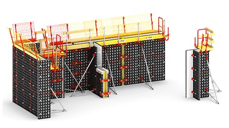 The universal lightweight formwork for walls, foundations, columns and slabs