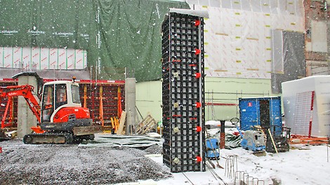 DUO toimi myös pilarimuottina maaliskuun 2018 lumipyryn keskellä.