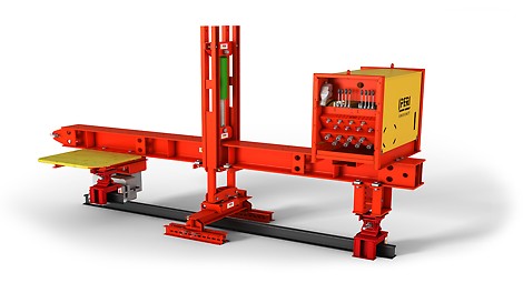 Zestaw inżynieryjny VARIOKIT do budownictwa tunelowego z możliwością zastosowania siłowników hydraulicznych lub napędu elektrycznego.