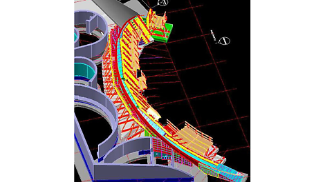 Diseño 3D del encofrado