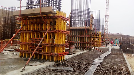 PERI ha ofrecido optimas soluciones de ingeniaría para esta obra con altos requerimientos arquitectónicos.