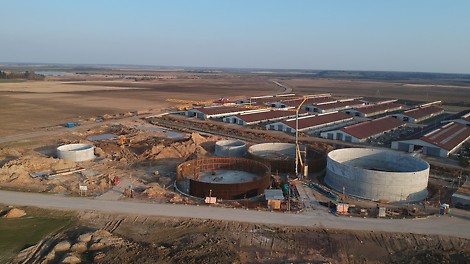 Cтроительство биогазовой установки на базе комплекса по откорму КРС "Трайги