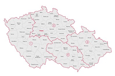 Regiony manažerů odbytu lešení