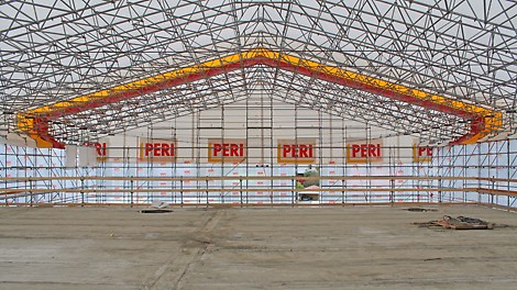 PERI LGS -sääsuoja on suurimmalta leveydeltään 43 metriä. 