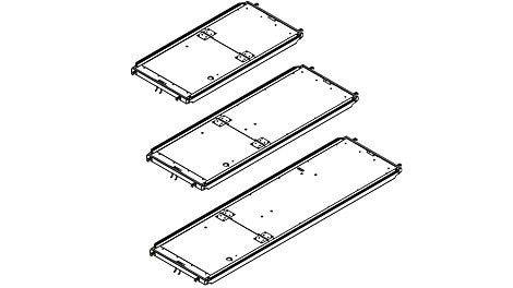 Durchstiegsbelag UAL-3, 75 x 150/3<br/>Durchstiegsbelag UAL-3, 75 x 200/3<br/>Durchstiegsbelag UAL-3, 75 x 250/3