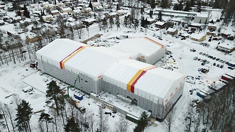 LGS 150 -sääsuojaa peittää kaikki kolme kokonaisuutta tammikuussa 2022.
