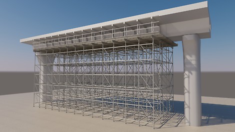 PS100 Shoring System PS100 Shoring System is ideal for deep slabs and bridge deck construction with permissible load up to 100kN per leg.