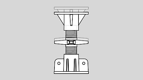 Extension between 410 - 620mm is realized to simplifies striking process