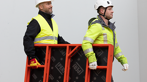 LEVO is an imperial-sized wall formwork with low weight of 6,68 lbs/sqf.<br/>
