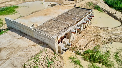 The use of DUO for slab construction in the songa dam