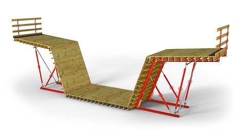 Die PERI VARIOKIT Gespärre bieten flexible und kostengünstige Lösungen für die unterschiedlichsten Anforderungen des modernen Ingenieurbaus.