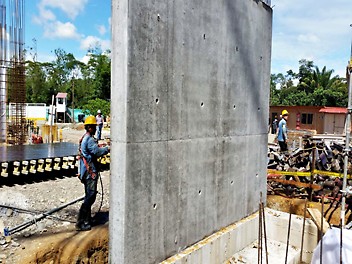 Acabado arquitectónico del concreto.