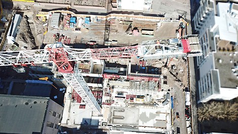 Tanssin Talon kaltaisessa vaativassa ja monipuolisessa kohteessa PERI:n tuoteportfolion monipuolisuus pääsee erityisellä tavalla oikeuksiinsa. 