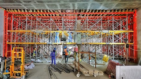 State of the art solutions from PERI are key towards assisting contractors deal with complex structures 