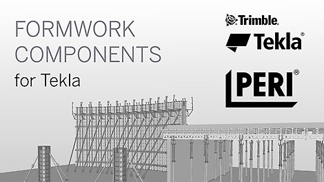 Die Tekla Components sind eine vollständige Bibliothek von PERIs erfolgreichsten Schalungssystemen.