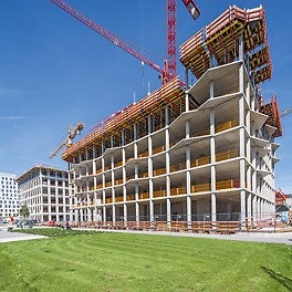 The PERI solutions provided widely visible safety and fast construction progress.