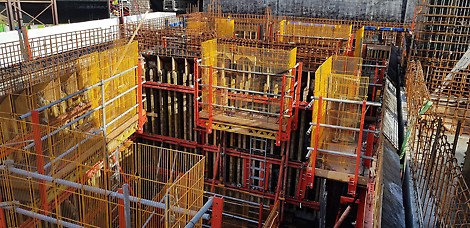 Tour DUO-1 : détails des plateformes RCS intérieures, janvier 2019