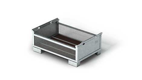 Die Kleinteilebox ist stapelbar und für ein Gesamtgewicht von 1,5 t ausgelegt<br/>