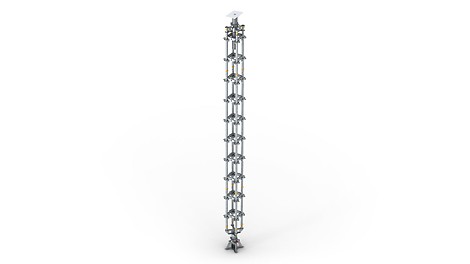 Сверхмощная опора PERI UP Flex HD Сверхмощная опора HD для восприятия высоких сосредоточенных нагрузок до 200 кН.