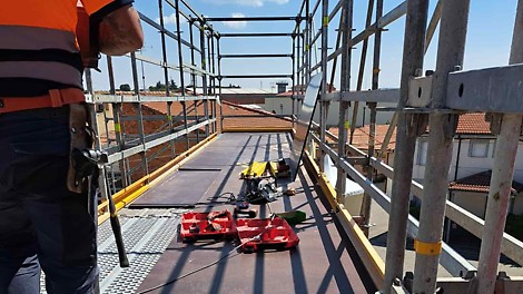 PERI UP para pasos elevados.