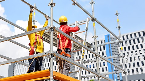 PERI UP Rosette Modular Scaffold Demonstration