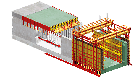 Yarı açık metod için tünel diyagramı. 2. Varyasyon
