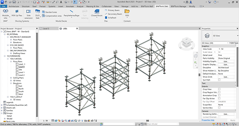 Tour d’étaiement Tour d’étaiement du projet Autodesk Revit 2023