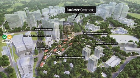 Rochester Commons is located between Singapore’s two major business hubs – the Central Business District and International Business Park at Jurong Lake District. Artist impression of Rochester Commons (Image credit: Capitaland)