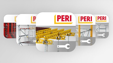 Newly developed PERI apps focus on the configuration of system structures and optimization of material quantities. The benefits of mobile availability along with the easy usability of the apps also make a convincing case when used for PERI products. 