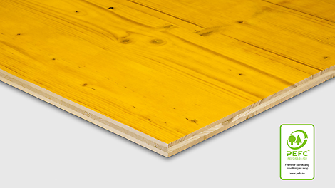 PERI's traditional shuttering panel