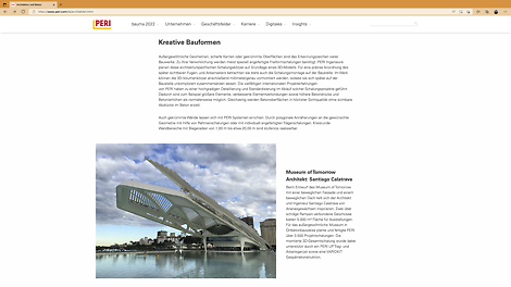 Example of Project Reference on PERI Website