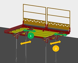 FLEXIDECK, la nouvelle table balcon de PERI