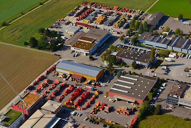 Fotografia aerea PERI Svizzera Fotografia aerea dello stabilimento di Ohringen, Svizzera