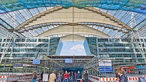 Building Refurbishment, Forum Roof of Munich Airport