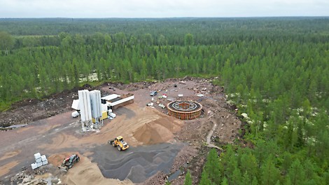 Tuulivoimaloiden perustukset, Oulainen