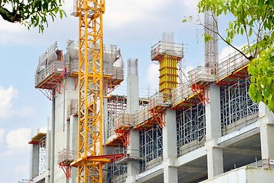 VARIO Column Formwork for column height ranging from 4.8 to 8 meters