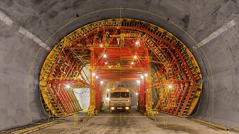 Soluciones de encofrado PERI para infraestructuras