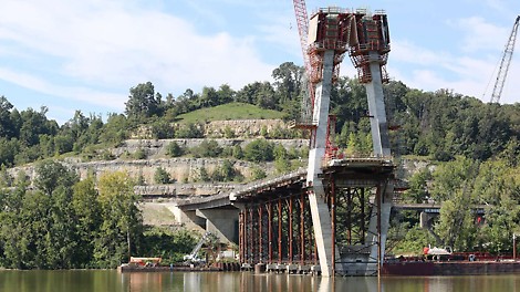 The Ironton Russel Bridge replacement marks the highest span in Ohio