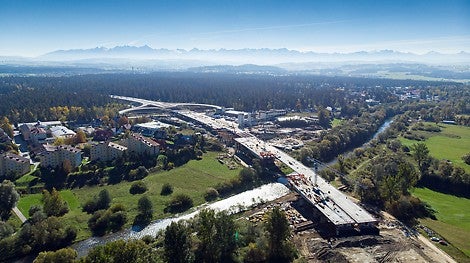 Nawis MD119 Zakopianka DK47. PERI zapewnia wsparcie techniczne bezpośrednio na placu budowy.