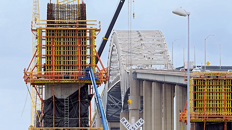 The Gerald Desmond Bridge, built in 1968, has been an ongoing concern due to a low vertical clearance for large cargo containers as well as being in a highly active seismic zone.