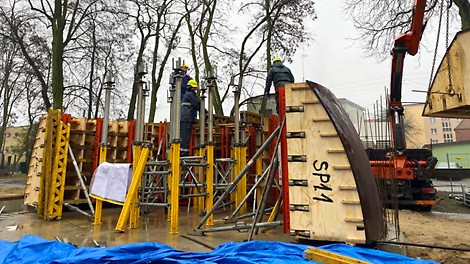 Muszla koncertowa, Park miejski w Złotowie