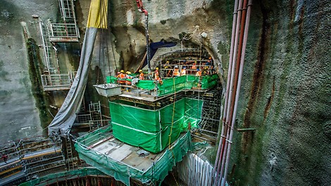 MRT Line 2 Kampung Pandan Roundabout Intervention Shaft 2 and 3