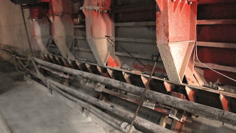 Detalhes do suporte da cofragem