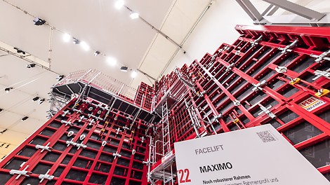 Visitors to the PERI exhibition hall at the bauma can gain insight into the future of MAXIMO Panel Formwork. Thanks to a comprehensive facelift, the MAXIMO Panel Formwork now masters the balancing act between efficiency and sustainability for a wide range of applications.