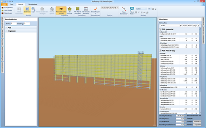 Maneggevolezza intuitiva I modelli degli edifici sono progettati rapidamente e possono essere impalcati tramite assistenza.
