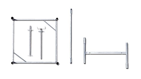 ST 100 塔架系统组件 只有5种系统组件类型,63厘米的螺杆调节范围,可搭建至任何高度。