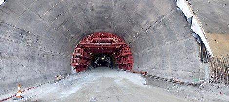 Encofrado a medida para tunel